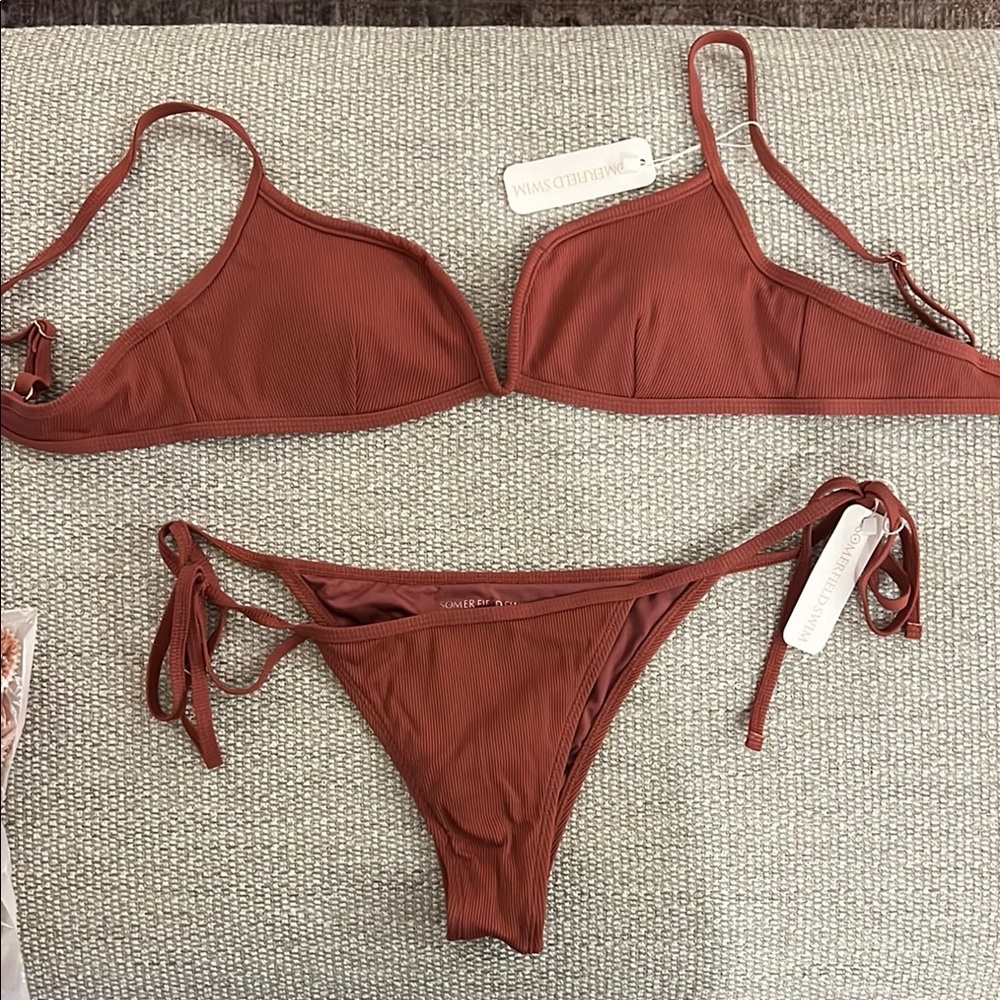 NWT Somerfield Swim Rust Bikini Set